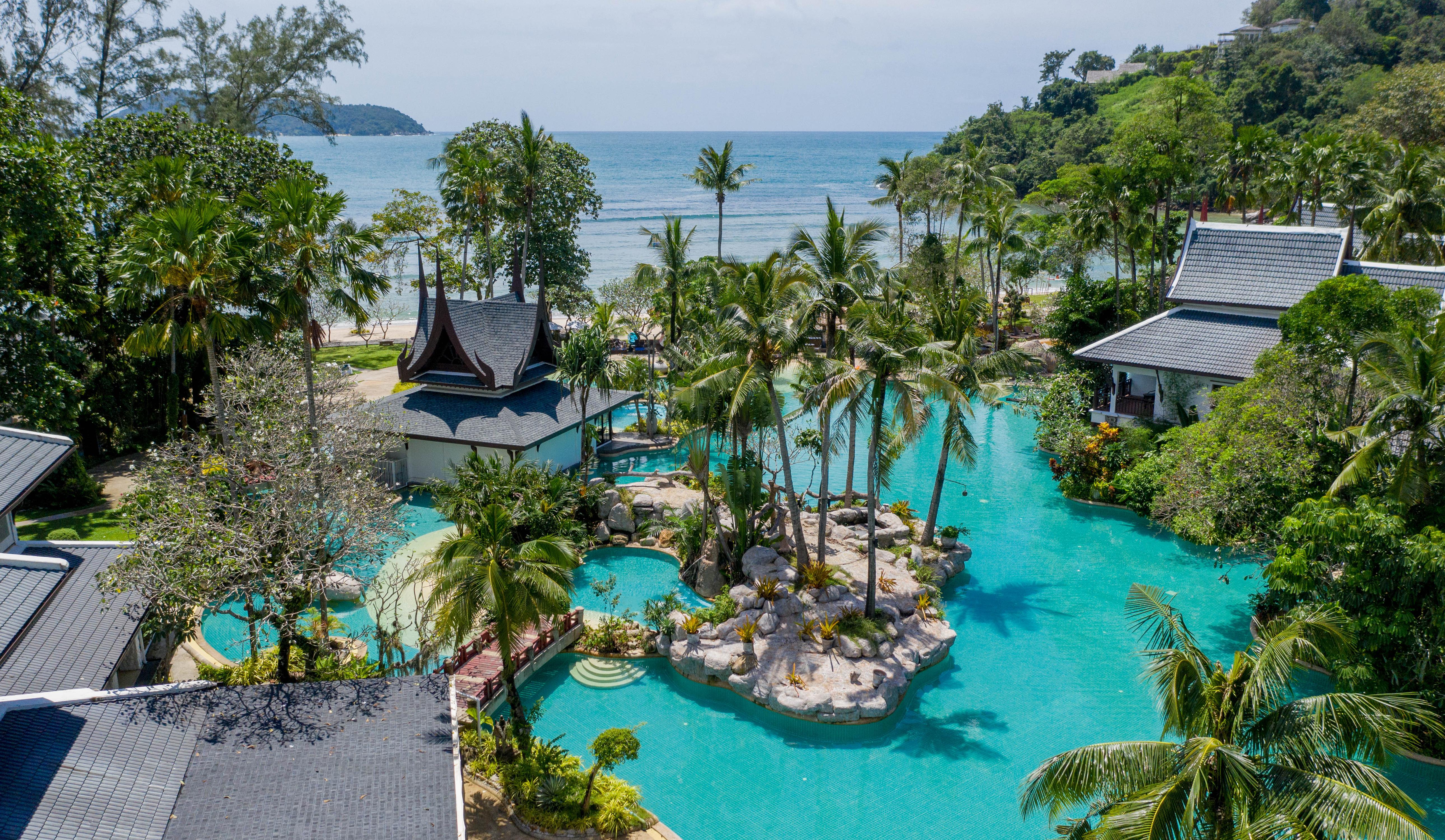 Thavorn Beach Village Resort & Spa Phuket Kamala Beach Exterior foto The resort's main pool