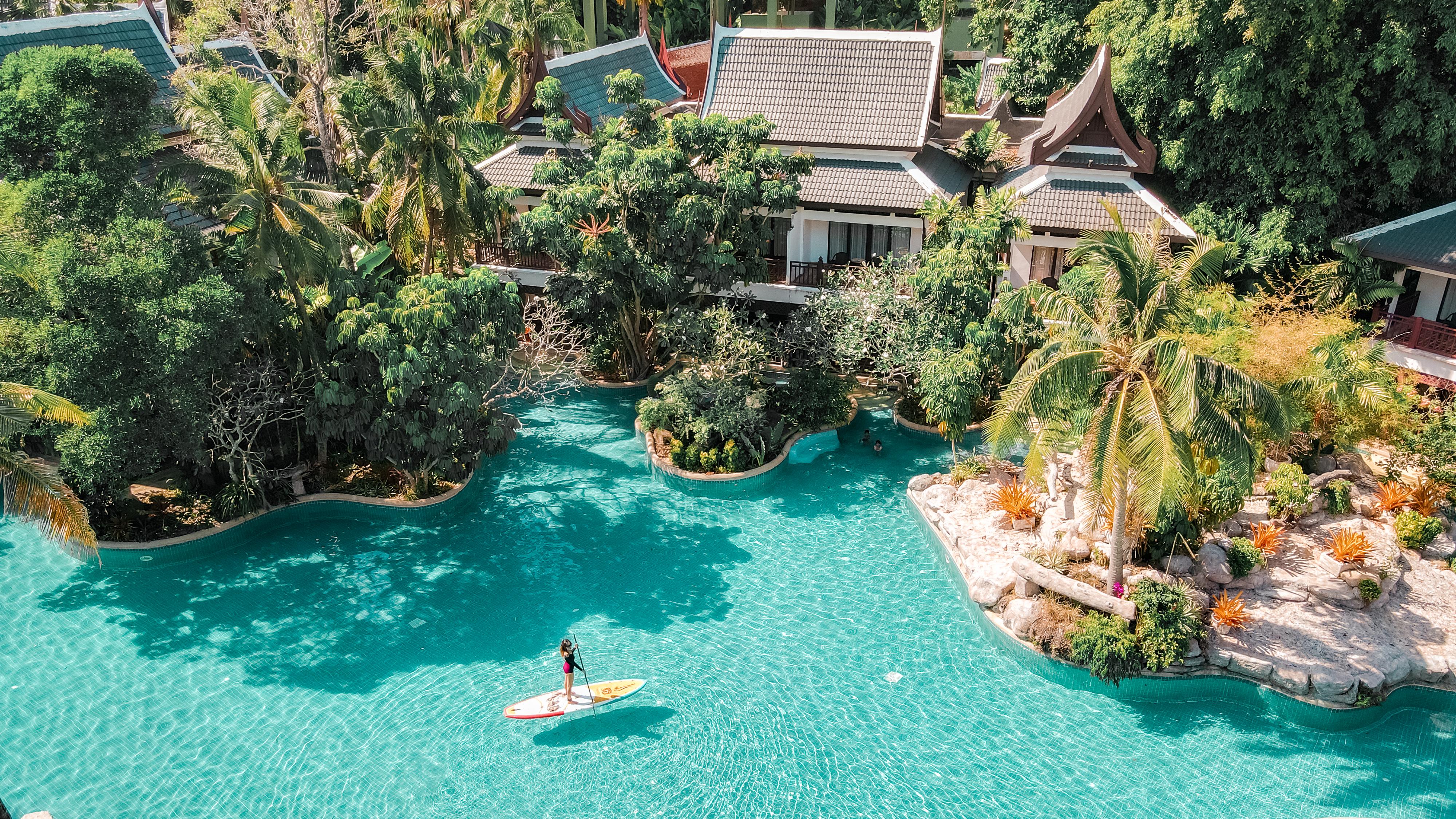 Thavorn Beach Village Resort & Spa Phuket Kamala Beach Exterior foto The resort's main pool